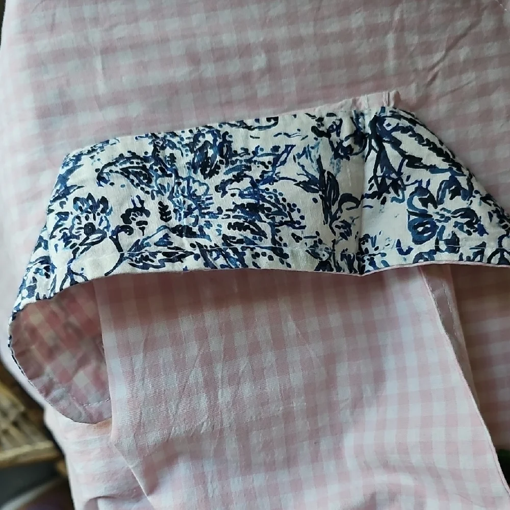 Tailor Vintage Airotec Flamingo Gingham Light Pink Checkered Button Down Shirt - Picture 8 of 8